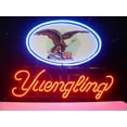 thumbnail image 1 of Desung Brand New Yuengling Lager Eagle Acrylic Board Neon Sign Handcrafted Real Glass Beer Bar Pub Man Cave Sports Neon Light 17"x 14" 117YLELB, 1 of 1
