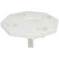 DetMar 121109C Removable Octagonal Marine/RV Table, White