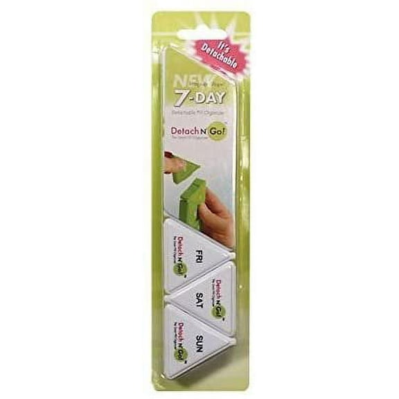 Detach N Go 7 Day Triangular Detachable Pill Organizer 1 Unit