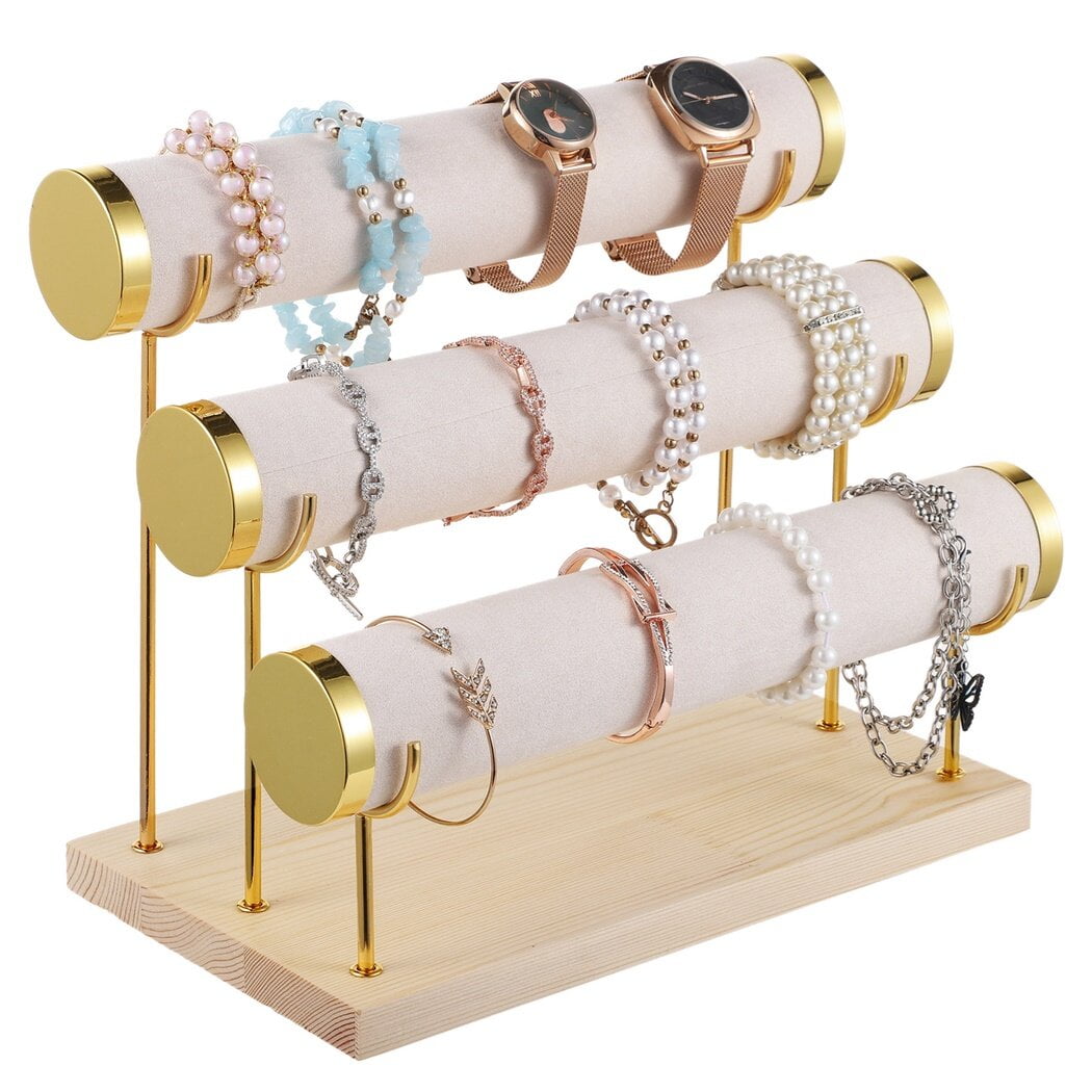 Detachable 3-Tier Bracelet Holder, Bracelet Display Stand, Desktop ...