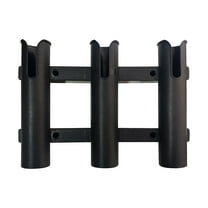 Detachable 3-Tube Fishing Rod Holder For Ocean Kayak Side, Multi-Functional 3-Rod Storage System, Lightweight Construction For Kayak Anglers