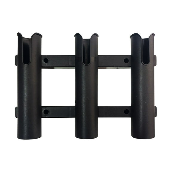 Detachable 3-Tube Fishing Rod Holder For Ocean Kayak Side, Multi-Functional 3-Rod Storage System, Lightweight Construction For Kayak Anglers