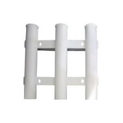 Detachable 3-Tube Fishing Rod Holder for Ocean Kayak Side Mount - Universal Kayak Crate & Side Pole Holder, Heavy-Duty Multi-Purpose for Bike, Golf Cart & Monster Rods