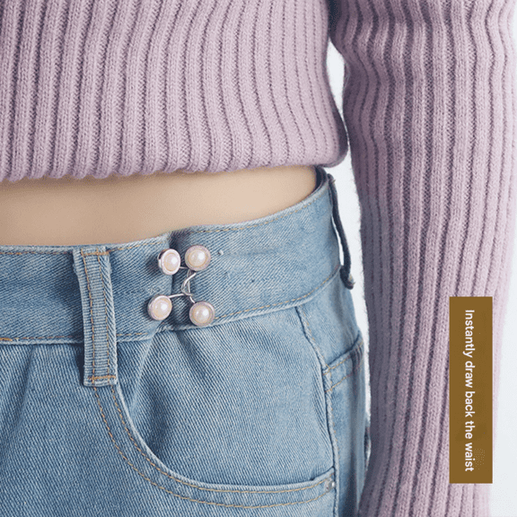 Detachable Adjustable Jeans Buttons Universal Fit for Jacket Pants Waist Slimming Buckle 1 Pair