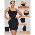 thumbnail image 1 of Detachable & Adjustable Spaghetti Straps Lightweight Smoothing Control Shapewear Slip Dress, 1 of 4