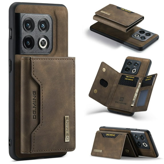 Detachable Back Cover For OnePlus 12 OnePlus10 OnePlus10Pro 10R Nord N20 N200 Nord2 9RT OnePlus 9 9R 9Pro Wallet Case with Card Holder Magnetic For OnePlus 12 Leather Phone Cases