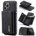 thumbnail image 1 of Detachable Back Cover For iPhone 15 Pro Max 15Plus 15Pro 14ProMax 14Pro 14Plus 13ProMax 13 13Pro 12ProMax 12 12Pro 11 Pro Max  Wallet Case with Card Holder Magnetic For iPhone 15 Leather Phone Cases, 1 of 9