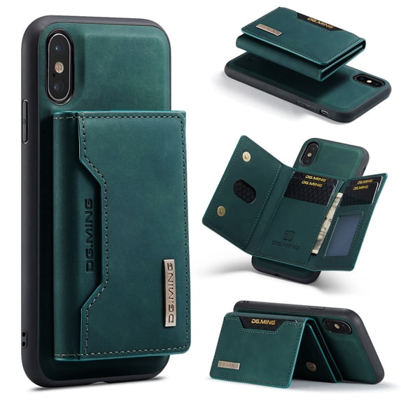 Detachable Back Cover For iPhone Xs Max XR X XS Wallet Case with Card Holder Magnetic For iPhone XR Leather Phone Cases