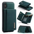 thumbnail image 1 of Detachable Back Cover For iPhone Xs Max XR X XS Wallet Case with Card Holder Magnetic For iPhone XR Leather Phone Cases, 1 of 10
