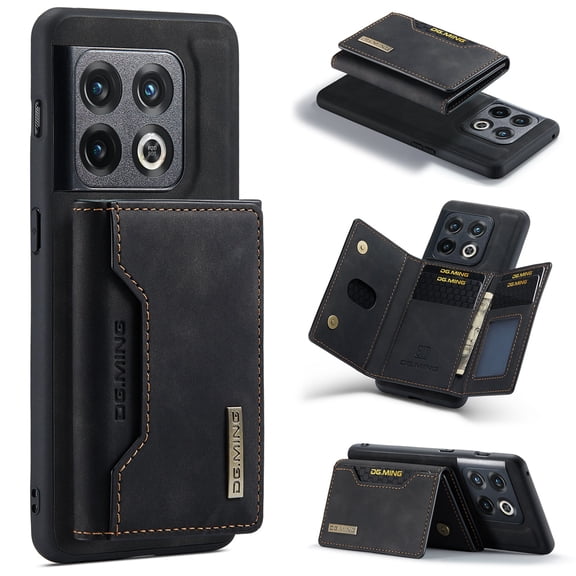 Detachable Back Cover For OnePlus 12 OnePlus10 OnePlus10Pro 10R Nord N20 N200 Nord2 9RT OnePlus 9 9R 9Pro Wallet Case with Card Holder Magnetic For OnePlus 12 Leather Phone Cases