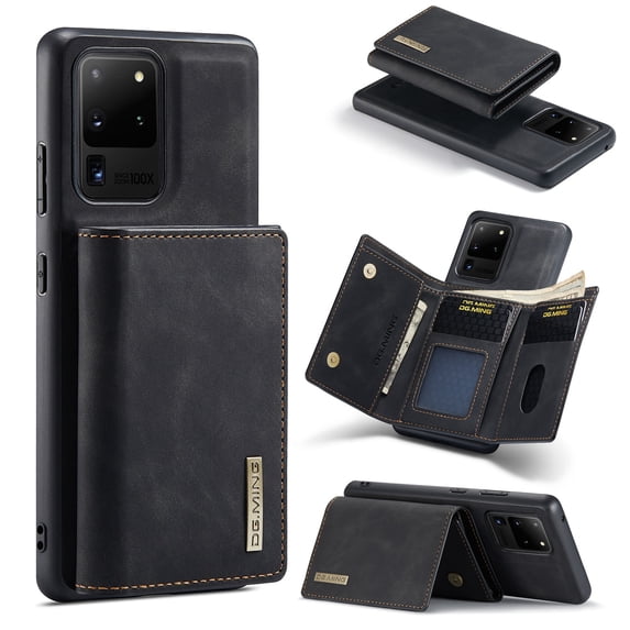 Detachable Back Cover For Samsung Galaxy S20 Ultra S20 S20Plus S20FE Wallet Case with Card Holder Magnetic For Samsung Galaxy S20 Ultra S20 S20Plus Leather Phone Cases