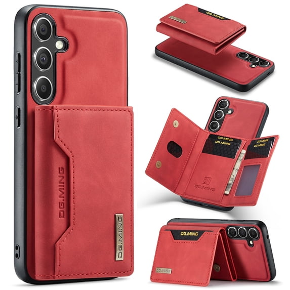 Detachable Back Cover For Samsung Galaxy S23 Ultra S23 S23Plus S23FE Wallet Case with Card Holder Magnetic For Samsung Galaxy S23FE S23 Ultra S23 S23Plus Leather Phone Cases