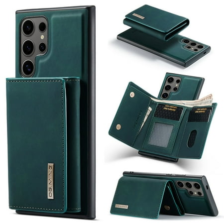 Detachable Back Cover For Samsung Galaxy S24 Ultra S24 S24Plus Wallet Case with Card Holder Magnetic For Samsung Galaxy Samsung Galaxy S24 Ultra S24 S24Plus Leather Phone Cases