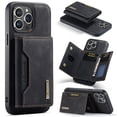 thumbnail image 1 of Detachable Back Cover For iPhone 15 Pro Max 15Plus 15Pro 14ProMax 14Pro 14Plus 13ProMax 13 13Pro 12ProMax 12 12Pro 11 Pro Max  Wallet Case with Card Holder Magnetic For iPhone 15 Leather Phone Cases, 1 of 12