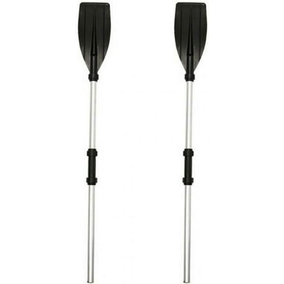 Detachable Boat Paddle for Canoe River Pool Water Float Sports, Anodized Aluminum Shaft for Enhanced Durability (Set of 2 Paddles)
