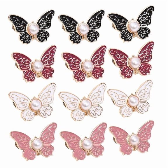 Detachable Butterfly Clips, 2-Pack Detachable ButterflyClips, Butterfly Buckle Clasp, ButterflyWaist Cinching Button