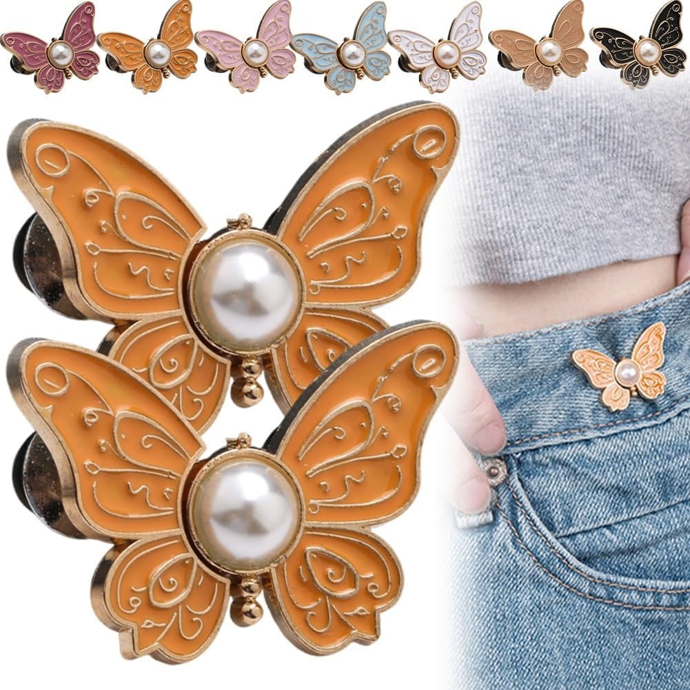Detachable Butterfly Clips, Butterfly Waist Cinching Button for Clothes ...