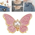 thumbnail image 1 of Detachable Butterfly Clips, Detachable Butterfly Clips, Pant Waist Tightener Butterfly for Loose Jeans Jackets Coats Shirts Overalls （1Pcs）, 1 of 5