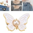 thumbnail image 1 of Detachable Butterfly Clips, Detachable Butterfly Clips, Pant Waist Tightener Butterfly for Loose Jeans Jackets Coats Shirts Overalls （1Pcs）, 1 of 5