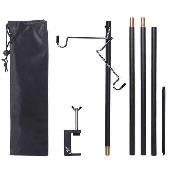 Detachable Camping Lantern Lamp Bracket Mount Portable Storage Hook Tent Table Hanging mj1873