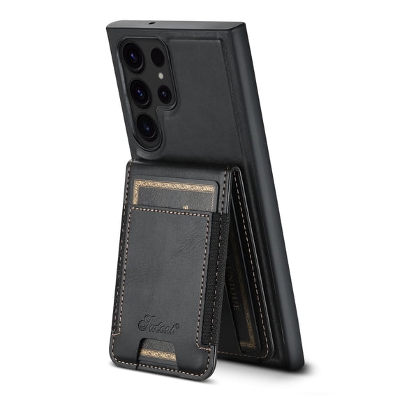 Detachable Cards Holder Case for Samsung Galaxy Note 20 Ultra, RFID Blocking PU Leather Wallet Support Wireless Charging Shockproof Magnetic Back Cover for Samsung Galaxy Note 20 Ultra, Black