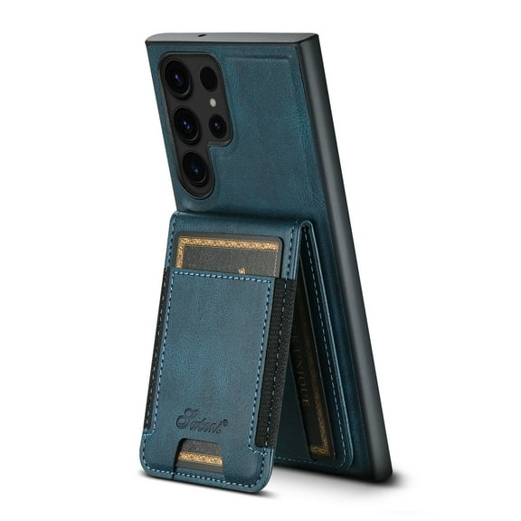 Detachable Cards Holder Case for Samsung Galaxy Note 20 Ultra, RFID Blocking PU Leather Wallet Support Wireless Charging Shockproof Magnetic Back Cover for Samsung Galaxy Note 20 Ultra, Blue