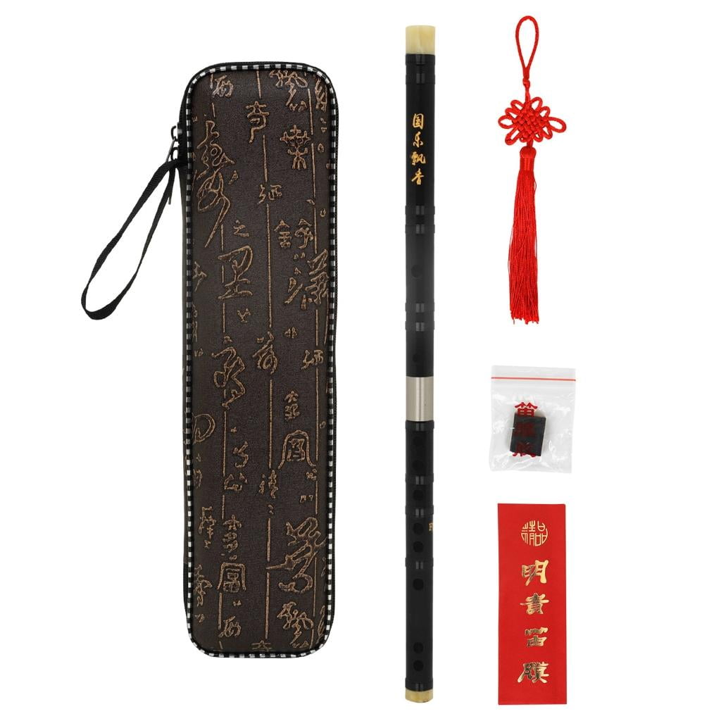 Detachable Chinese Redwoods Flute Woodwind Wood Chinese Flute Portable Flute