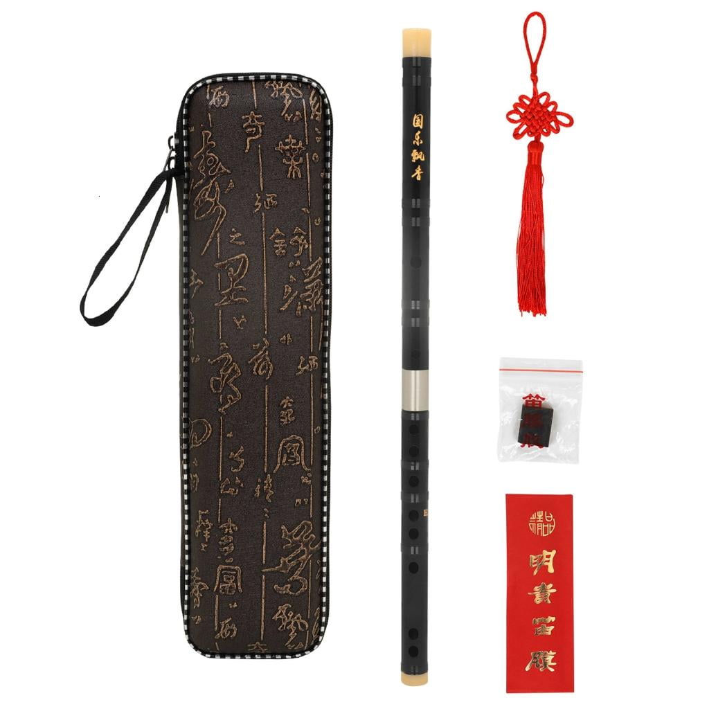 Detachable Chinese Redwoods Flute Woodwind Wood Chinese Flute Portable Flute