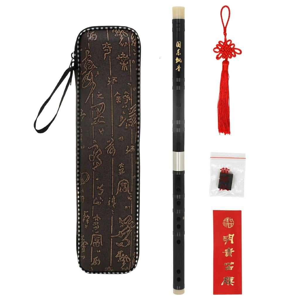 Detachable Chinese Redwoods Flute Woodwind Wood Chinese Flute Portable Flute