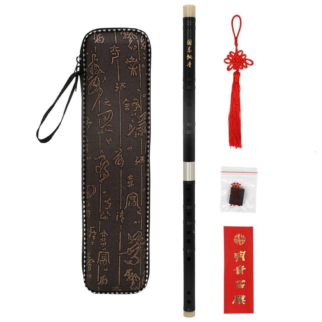 Detachable Chinese Redwoods Flute Woodwind Wood Chinese Flute Portable Flute