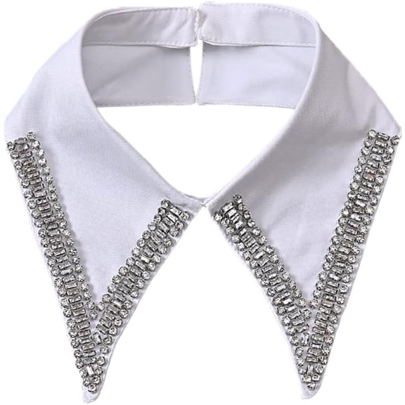 Detachable Choker Necklace Dickey Collar Peter Pan Fake Collar Neck Ruff for Women Girl