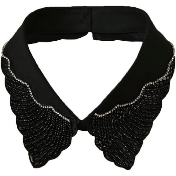 Detachable Choker Necklace Dickey Collar Peter Pan Fake Collar Neck Ruff for Women Girl