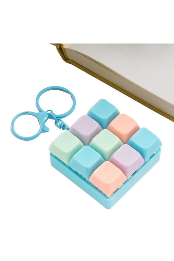 Detachable Click Keychain Accessory, Compact Pocket Gadget with Crisp Press Feedback, Ideal for Daily Carry, Travel and Office Use