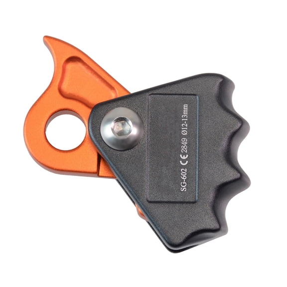 Detachable Climbing Ascender 15 KN Rope Grab Ascender, Flip Line Adjuster, Fall Protection Belay Device for Rock Climbing Tree Arborist, Fit for 11~13 MM Rope