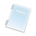 thumbnail image 1 of Detachable Coil Notebook, Gradient Transparent Cover with Rearrangeable Pages for Notes and Journaling, Green, 1 of 6