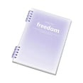 thumbnail image 1 of Detachable Coil Notebook, Gradient Transparent Cover with Rearrangeable Pages for Notes and Journaling, Purple, 1 of 6