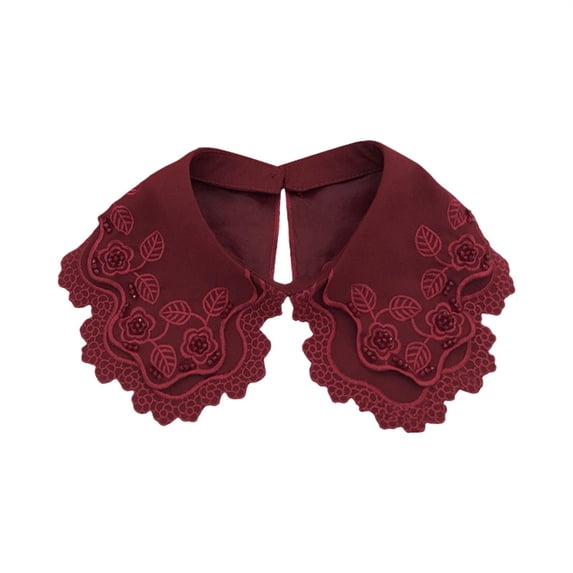Detachable Collar, Double Layer Big Collar, Half High Neck Fake Collar, Statement Collar for Women, Blouses, Sweaters, Dramatic Accent, Fashion Gift Baberdicy, Ideal for Women