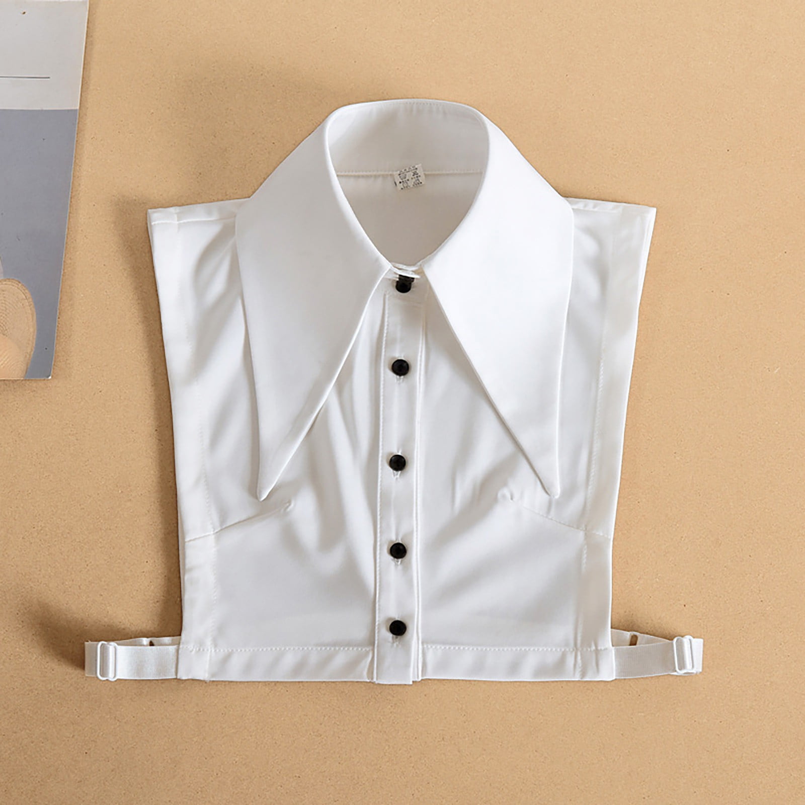 removable collar dress shirt Mens Vintage Check Pattern Shirt with Removable Collar: Buy Online
