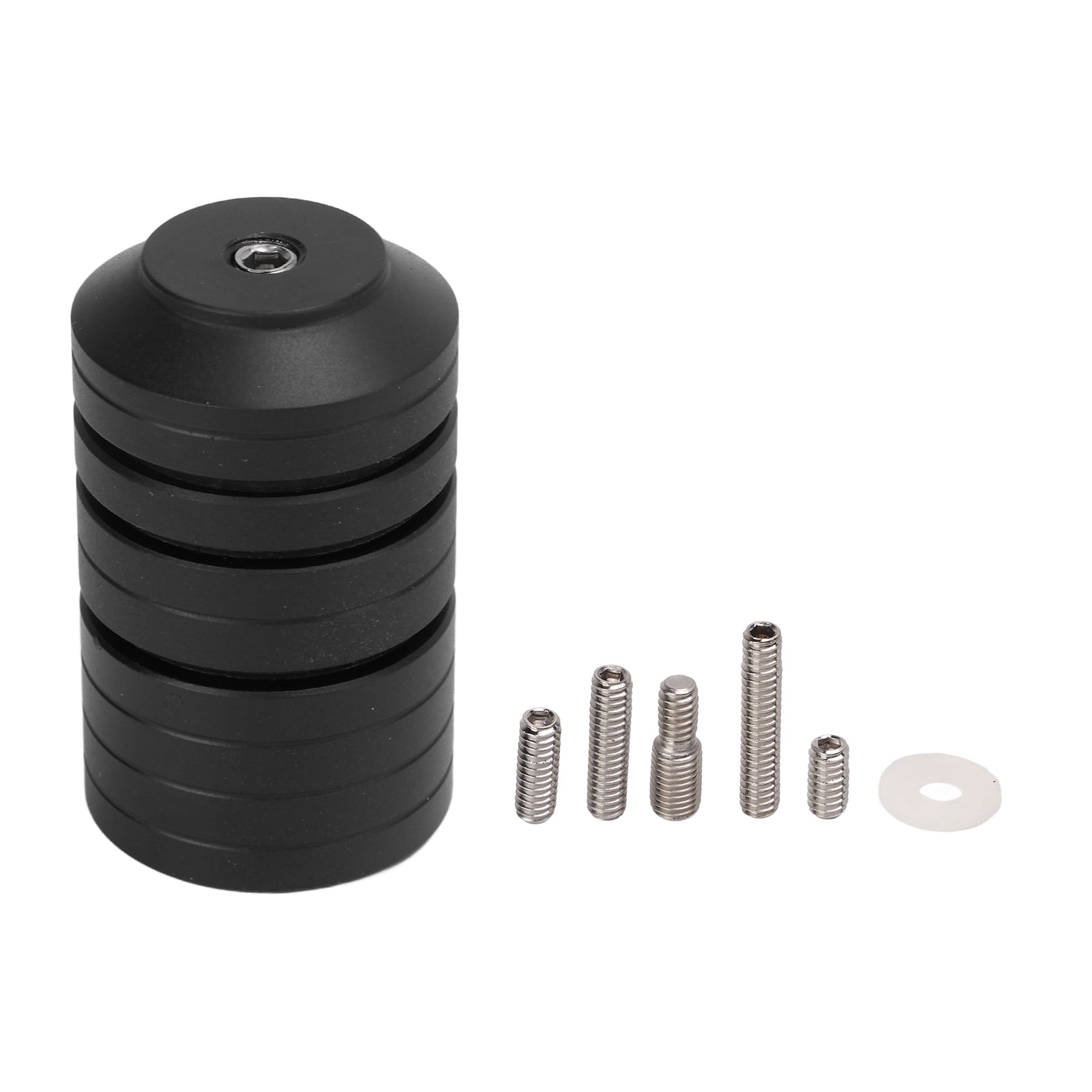 Detachable Counterweight for Recurve & Compound Bows, Black Aluminum