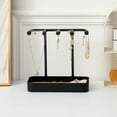 thumbnail image 1 of Detachable Desktop Jewelry Display Stand, Hanging Bracelet Necklace Organizer Rack, Dressing Table Storage Box Tray for Women, Jewelry Holder for Countertop Dresser Vanity Bedroom Decor, 1 of 5