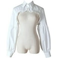 thumbnail image 1 of Detachable Dickey Blouse False Collar Half Shirt Blouse Collar Crop Top, 1 of 8