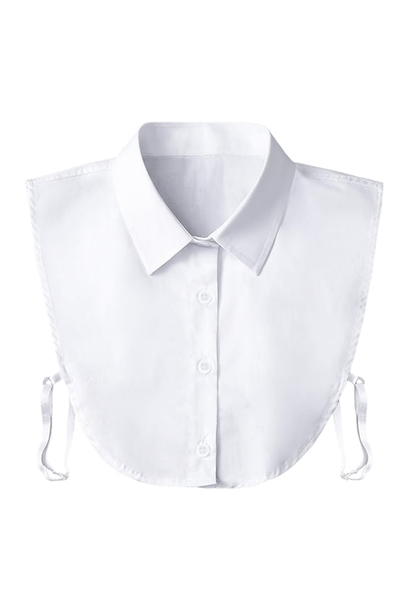 Detachable Dickey Collar Blouse for Women, Fake Half Shirts Faux False Collar for Girls Favors