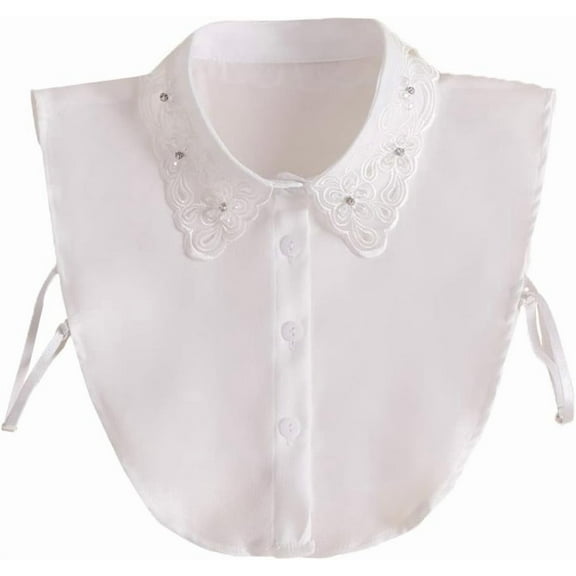 Detachable Dickey Collar Half Blouse Shirt Collar Fake Collar for Women Girl