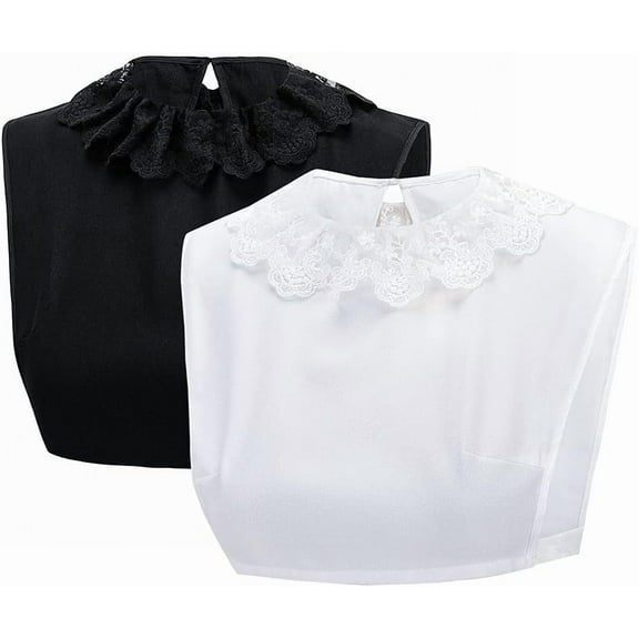 Detachable Dickey Collar Half Blouse Shirt Collar Fake Collar for Women Girl