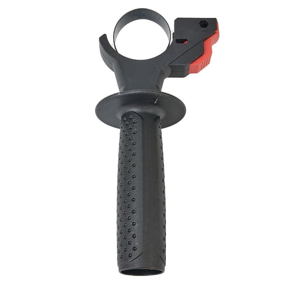 Detachable Drill Handle for 26 Electric Hammers, Adjustable 46-52mm Ring Grip, Sturdy Plastic Non-Slip Front Accessory for Power Tools, Black