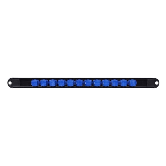 Detachable End Cap Socket Holder ABS Plastic Storage Solution For Mechanics Workshop Garage Tool Management