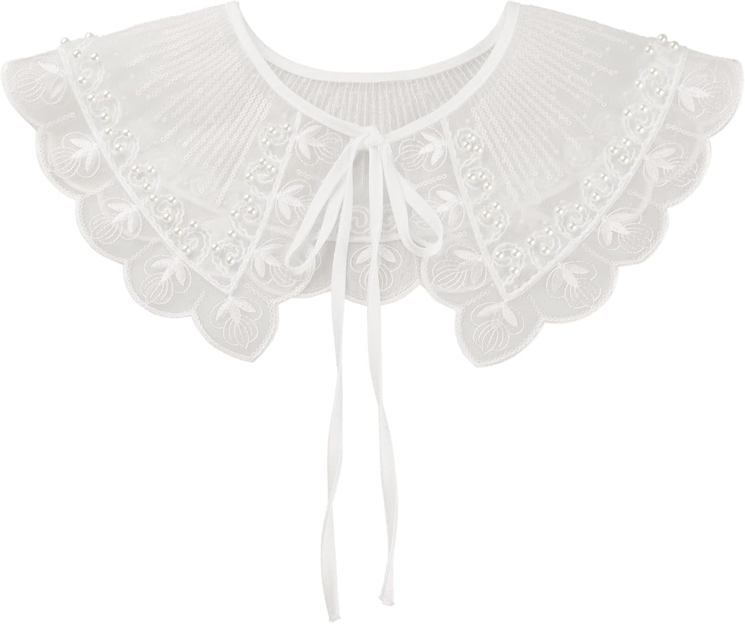 Elegtiskas Falscher Kragen Damen - Spitzen Cape Dickey Collar Für Blusen & Kleider