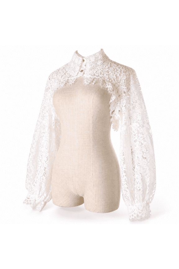 Detachable False Collar, Dickey Blouse and Half Shirt Collar for Layering Under Clothing