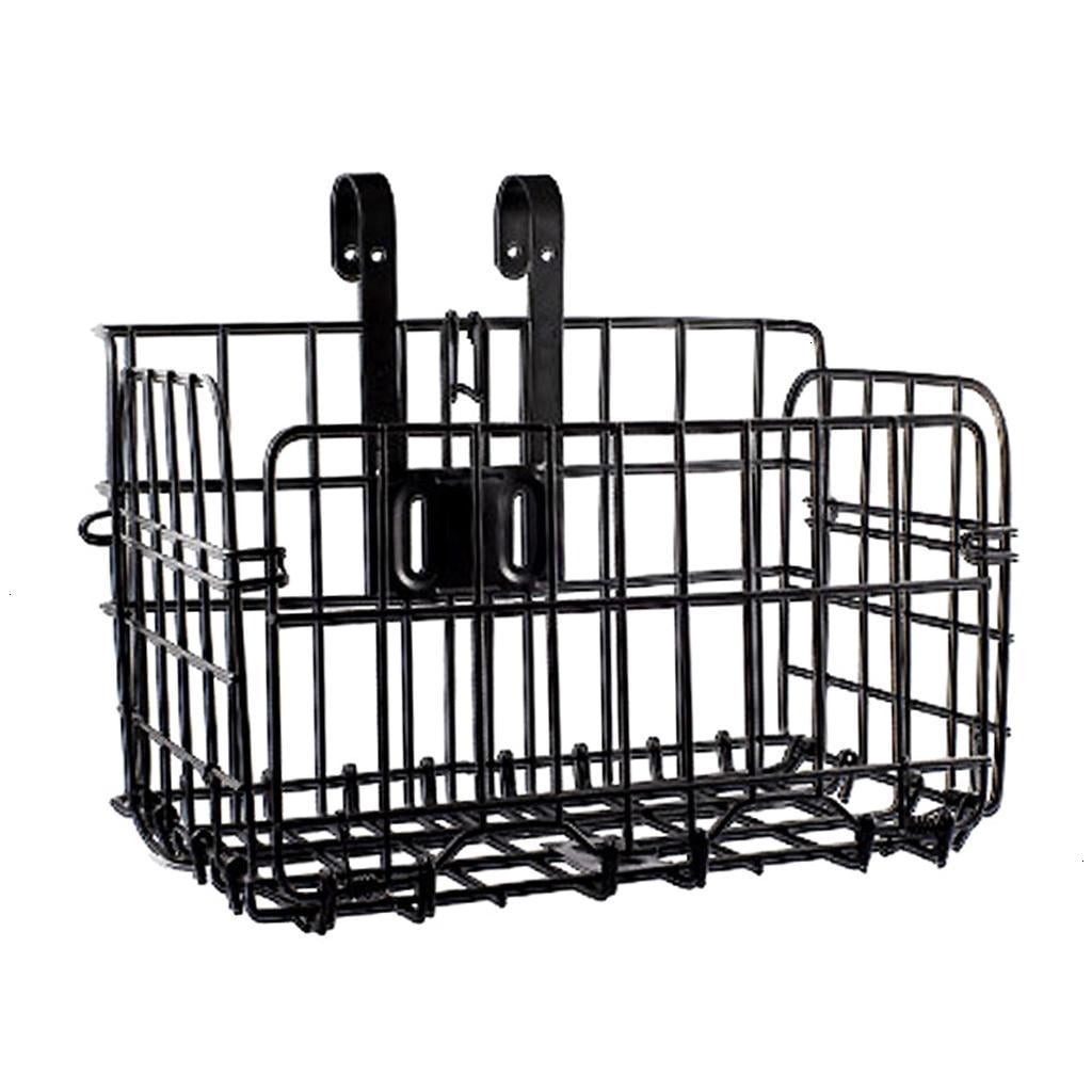 Detachable Folding Bicycles Basket Mountain Bike Basket Replacement Front and Rear Hanging Basket Bicycles Accessories