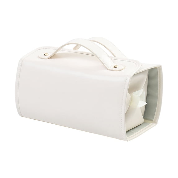 Detachable Folding Makeup Bag with Large Capacity, Travel Organizer with Divided Compartments, Portable Roll-up Cosmetic Storage, Waterproof Material
